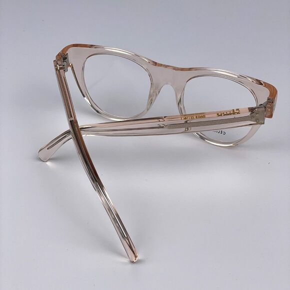 NEW Celine CL50019I 072 Transparent Light Pink Cat Eye Women Eyeglasses CL 50019 - Picture 5 of 9